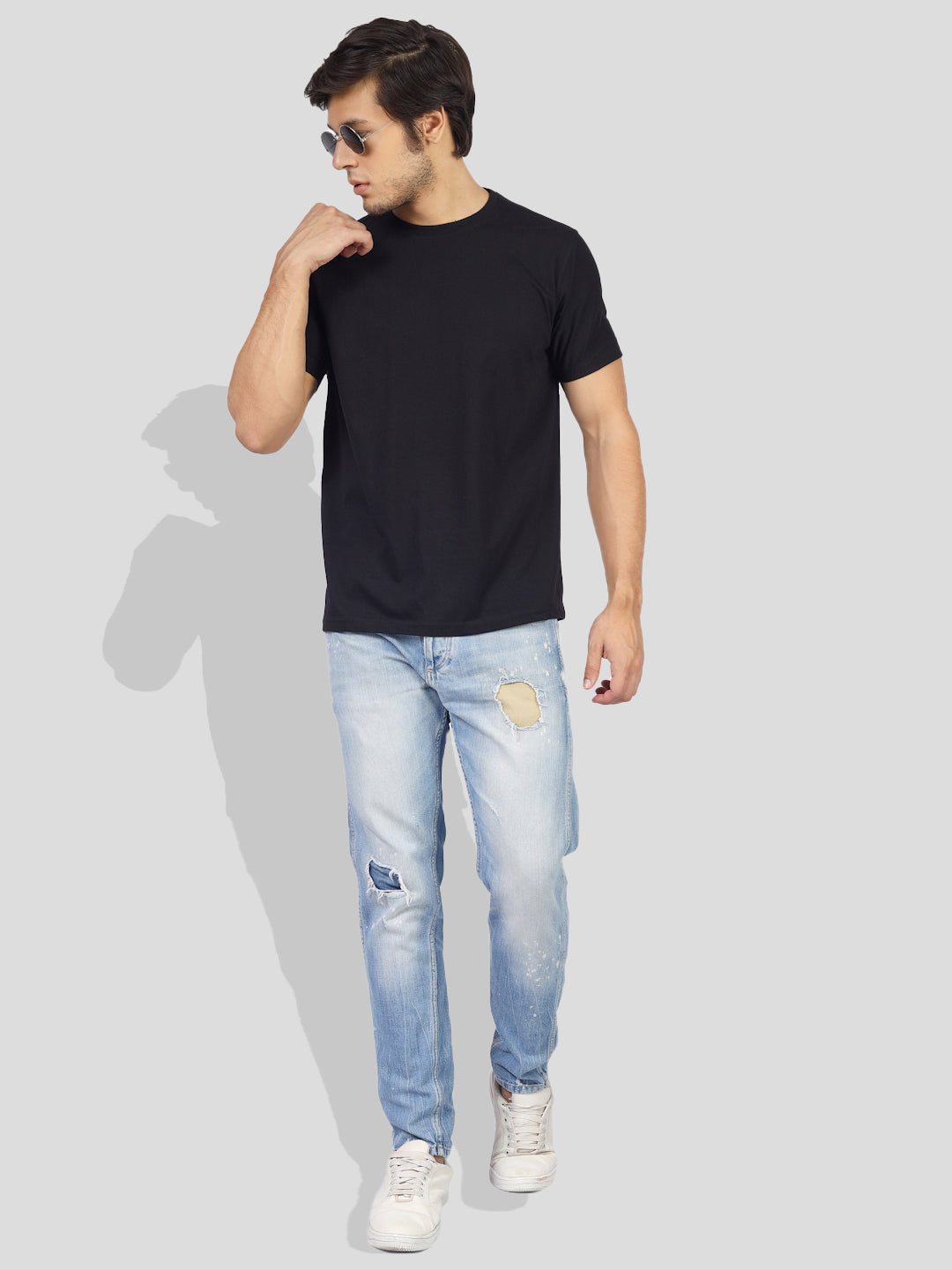 2 Solid Combo Pack (Stay Stylish: Breathable Bamboo-Cotton Tees)