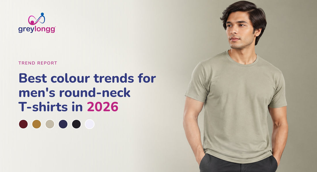 Best Color Trends for Men's Round Neck T-Shirts