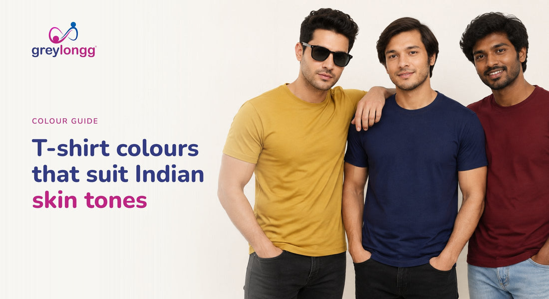 T-Shirt Colours That Suit Indian Skin Tones Best