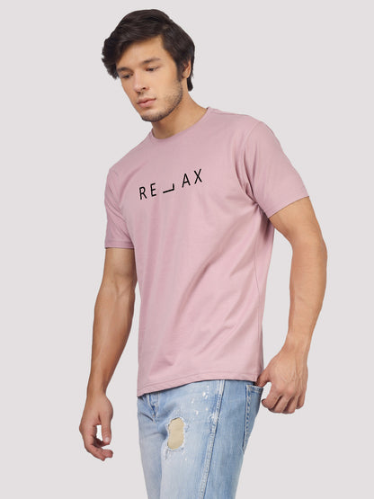 relax printed round neck t-Shirt