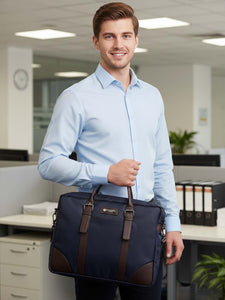 Navy blue / 11 x 15 x 3 Inch (HxWxD)