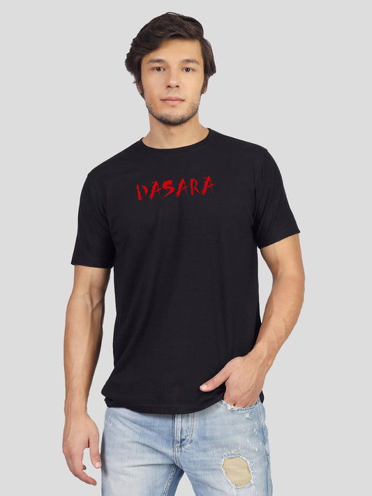 Yorksteadd men's tee with bold 'Dasara Vibes Festive Tribe' design