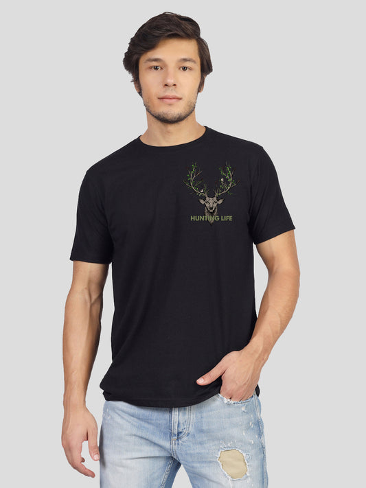 Second view of the 'Hunting is my Therapy' tee