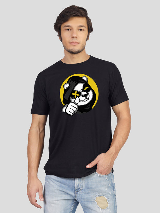 Second view of the 'Pandas Make Life Better' tee