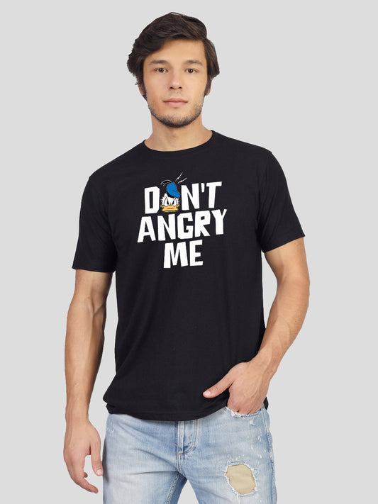 'Stay Cool or Face the Quack' round neck T-shirt for men by Yorksteadd