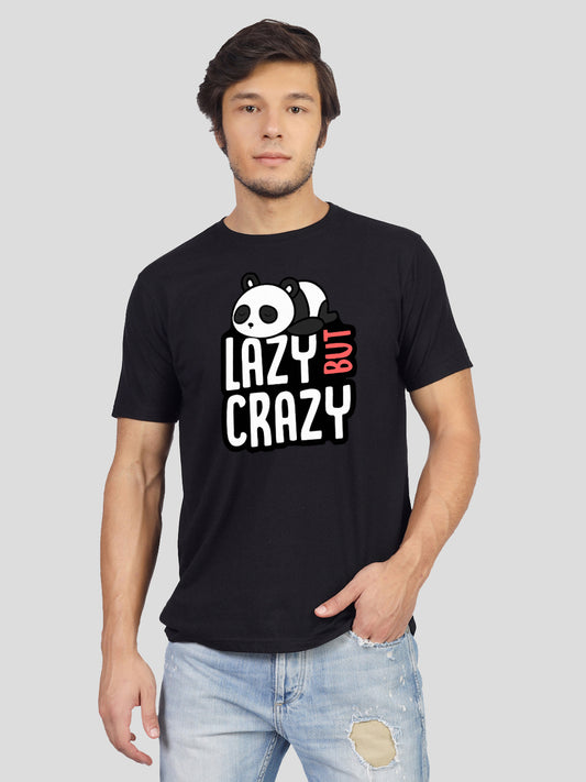 'Relaxed But Unpredictable' graphic print T-shirt for men