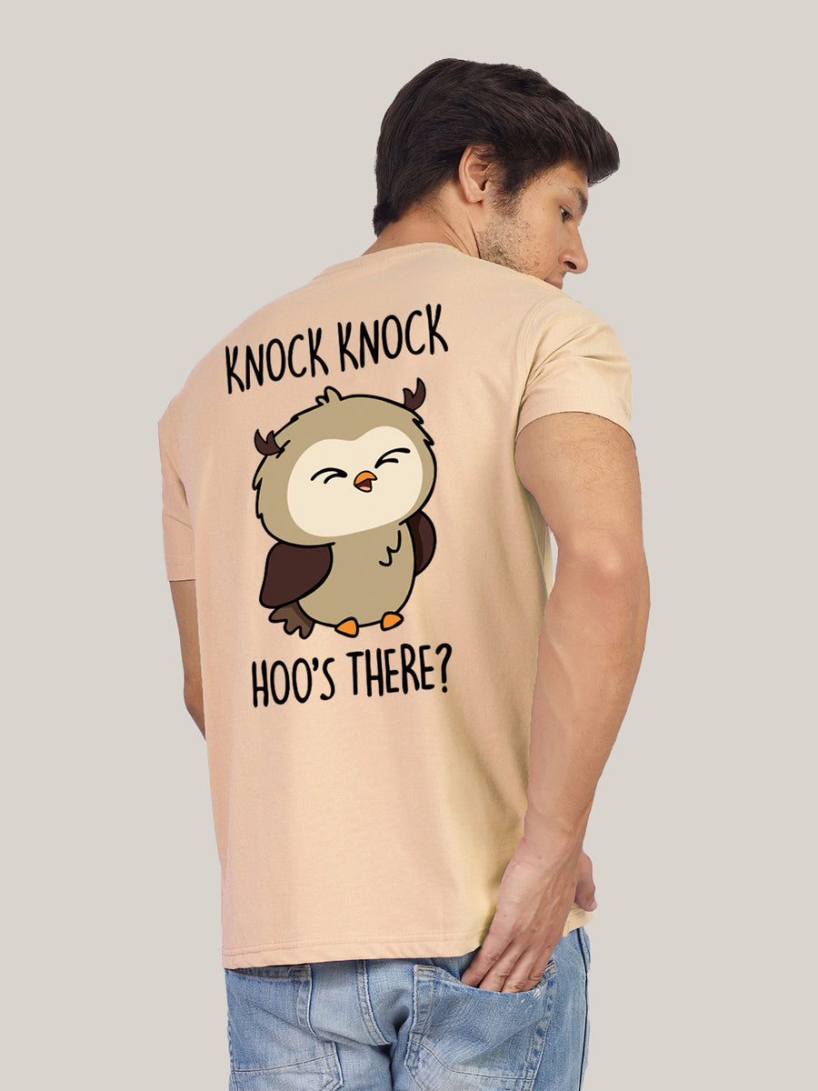 'Who's There Style' print T-shirt for men
