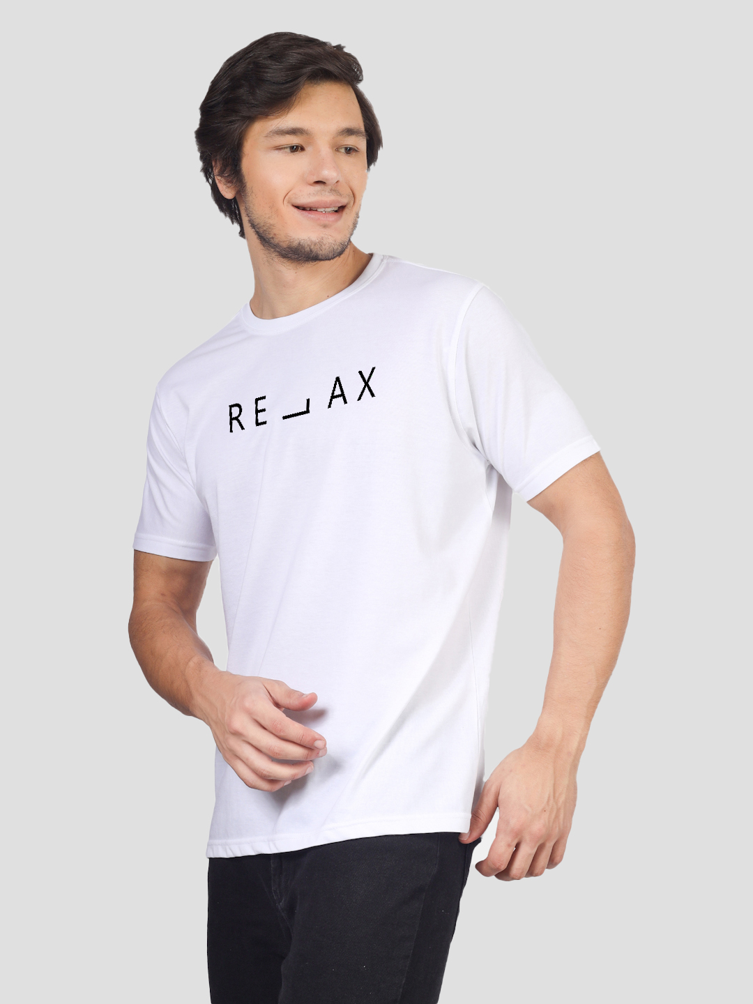 relax printed round neck t-Shirt