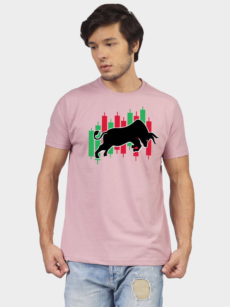 Third view of the 'Bullish and Fearless Always' tee