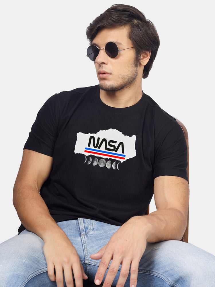 Yorksteadd men's graphic printed round neck T-shirt