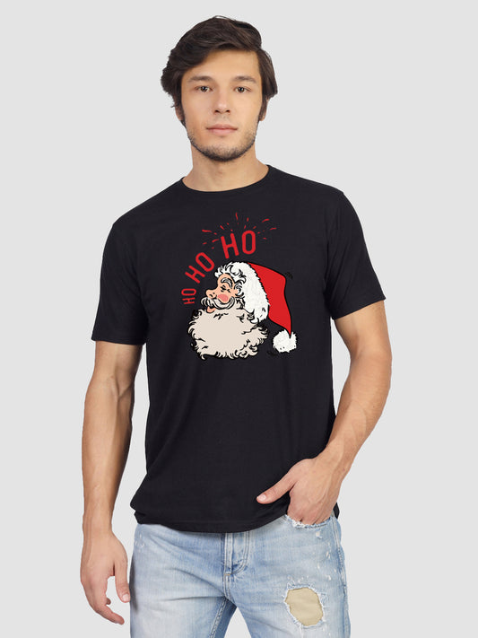 'Bring the Jolly Vibes Everywhere' printed T-shirt for men