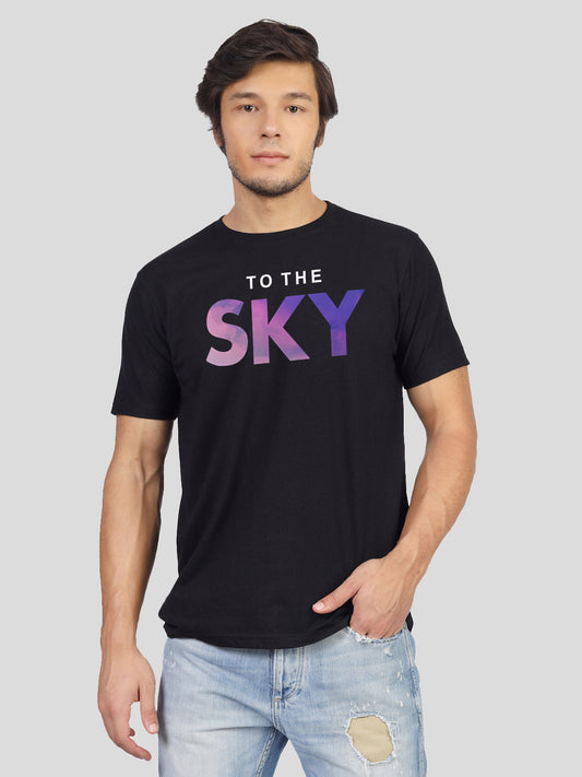 Second view of the 'Sky's the Limit Aim Higher' tee