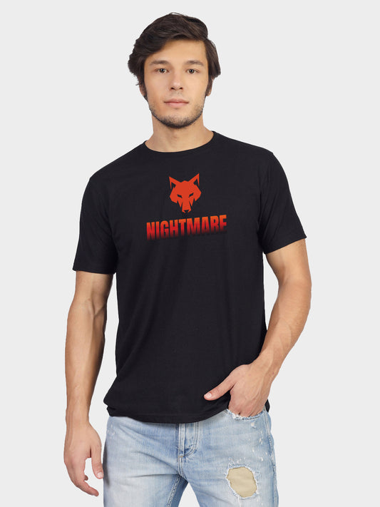 Horror 'I Am the Nightmare' graphic print T-shirt for men