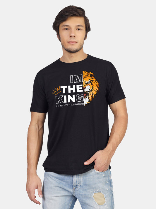 'Born to Rule Boldly' print T-shirt for men