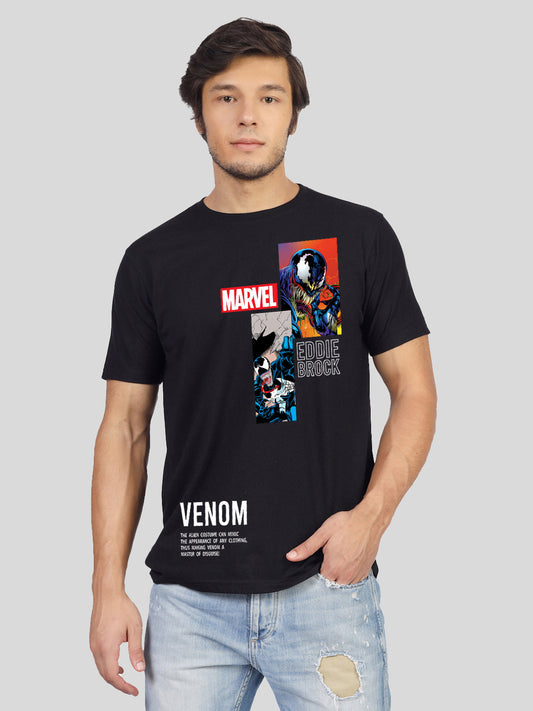 'Venom Unleashed' Marvel Venom printed T-shirt for men