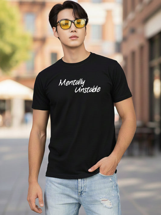 Second view of the 'Mentally Unstable Club' tee