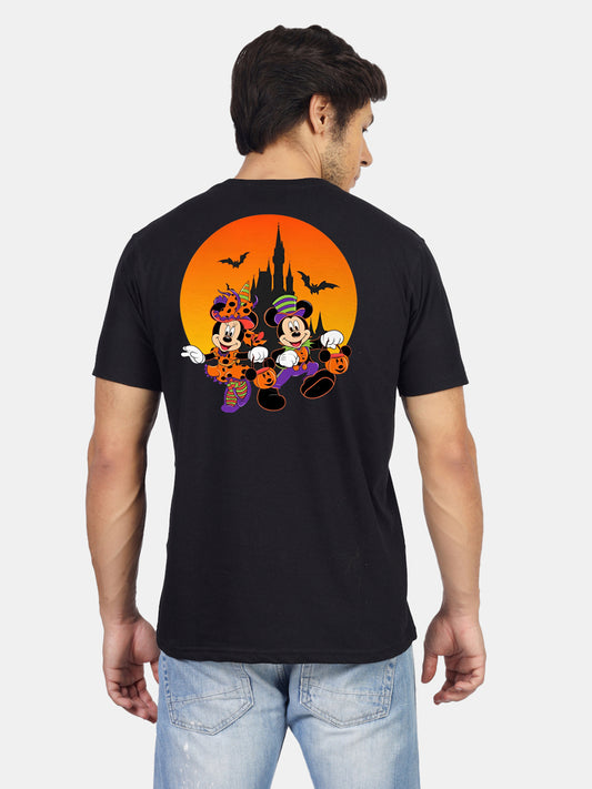 'Halloween Mickey' print T-shirt for men