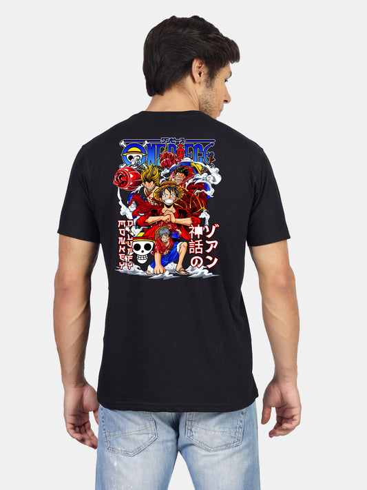 'Otaku for Life' anime round neck T-shirt for men by Yorksteadd