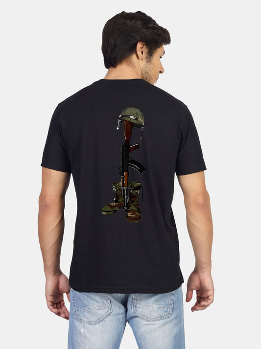 Fifth view of the 'Armed and Ready Fearless Force' tee