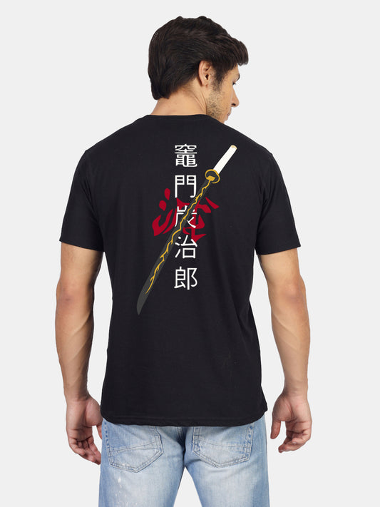 Third view of the 'Senpai Vibes Only' anime tee