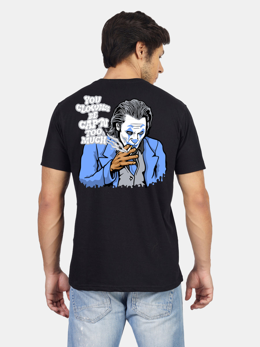 'Clowning Around Always' printed T-shirt for men