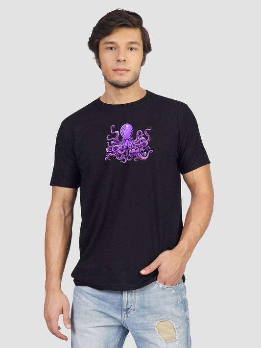 Yorksteadd men's tee with bold 'Depth Rules the Surface' design
