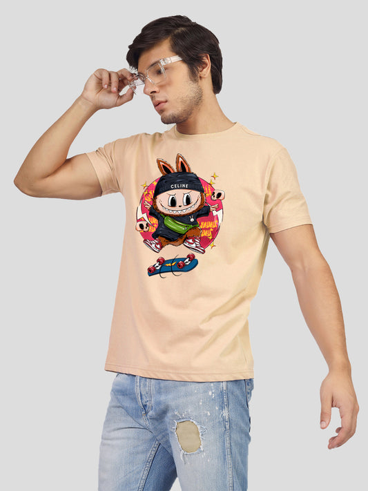Fifth view of the 'Labubu Says I'm Cute' tee