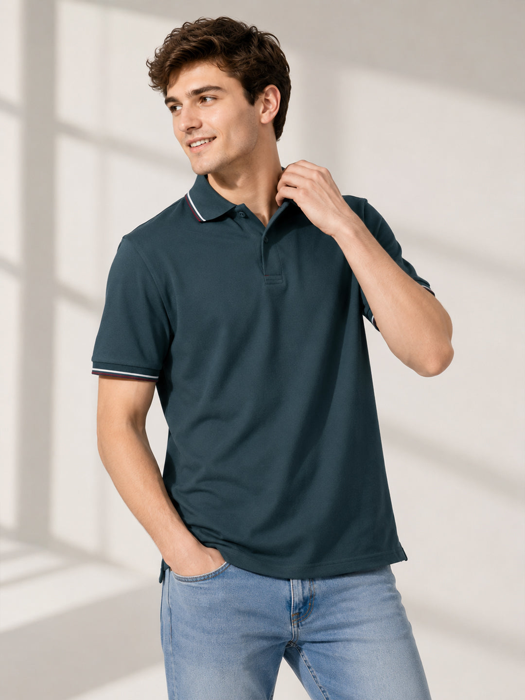 Carlton London Divine Permium Polo T-shirt for men's 