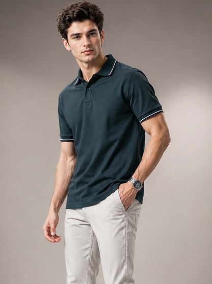 Carlton London Divine Permium Polo T-shirt for men's 