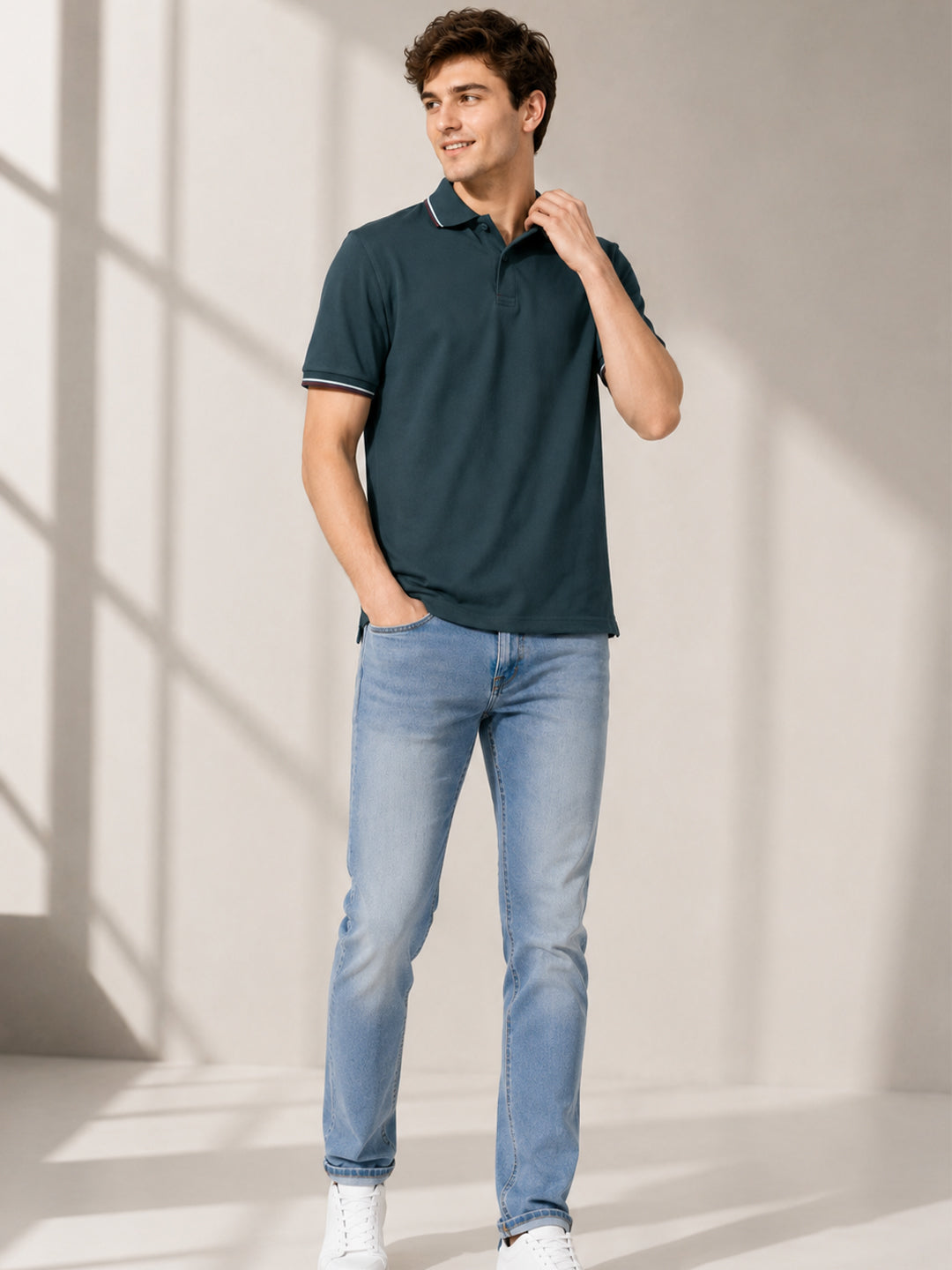 Carlton London Divine Permium Polo T-shirt for men's 
