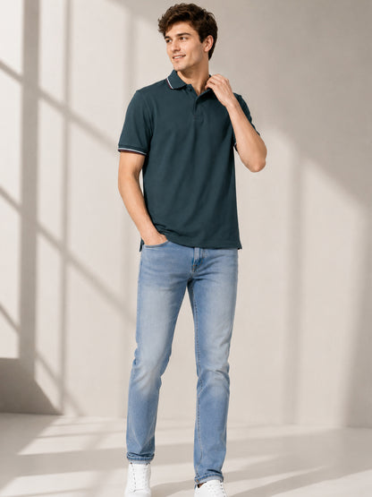 Carlton London Divine Permium Polo T-shirt for men's 