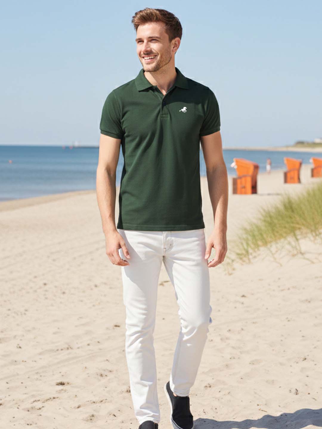 Elevate Casual with Graphic-Infused Polo Perfection