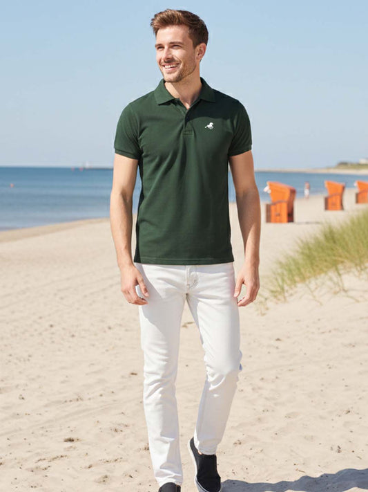 Elevate Casual with Graphic-Infused Polo Perfection