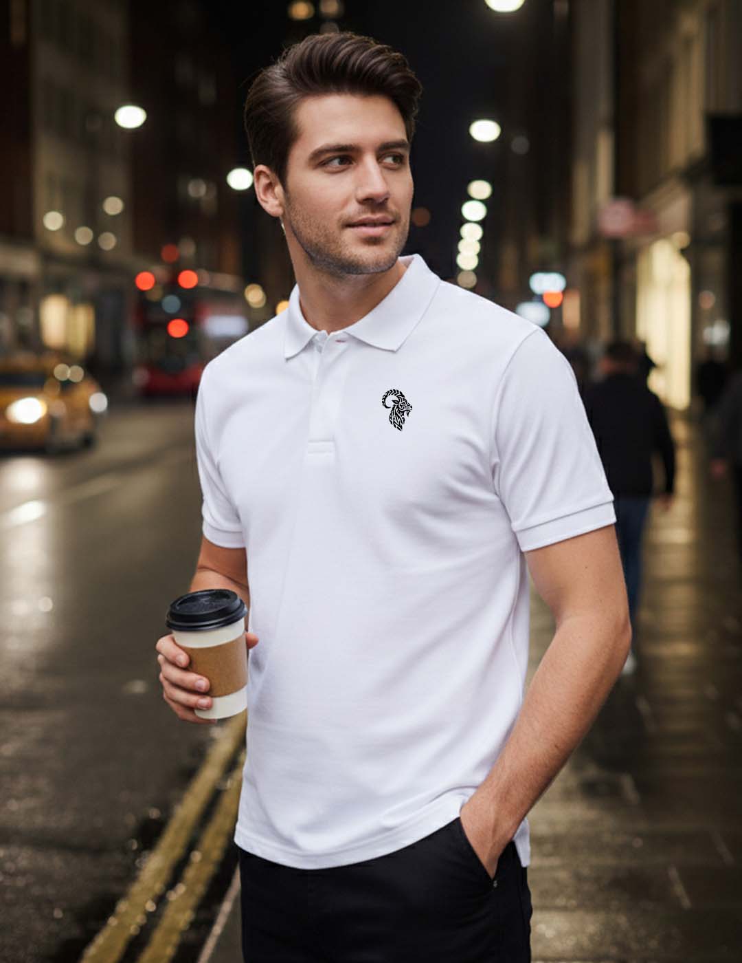 Richard Paadler Printed Design Men's Polo T-shirts
