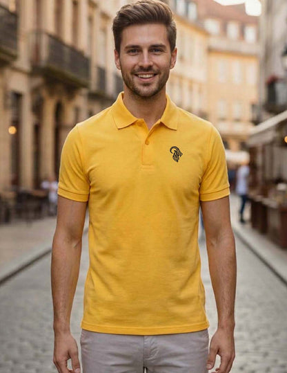 Yorksteadd Printed Design Men's Polo T-shirts 