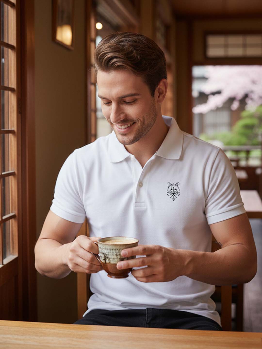 Yorksteadd Printed Design Men's Polo T-shirts 