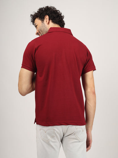 Yorksteadd Printed Design Men's Polo T-shirts 