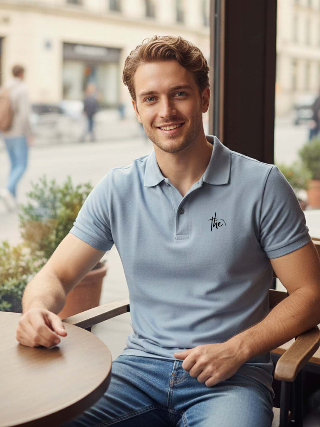 Yorksteadd Printed Design Men's Polo T-shirts 