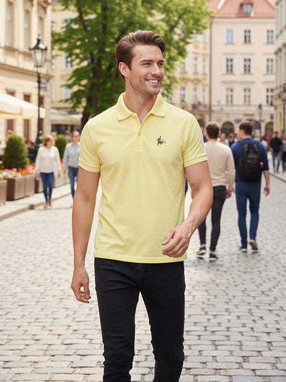 Yorksteadd Printed Design Men's Polo T-shirts 