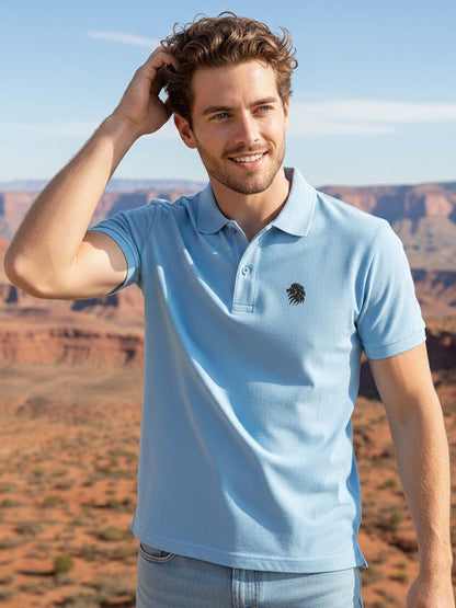 Elevate Casual with Graphic-Infused Polo Perfection