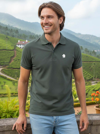 Elevate Casual with Graphic-Infused Polo Perfection