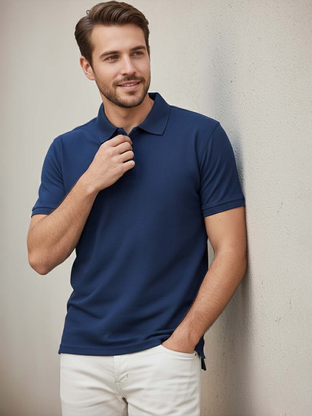 Embrace Elegance with the Concealed Japanese Placket Polo T-Shirt
