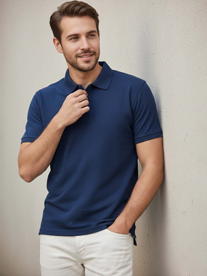 Embrace Elegance with the Concealed Japanese Placket Polo T-Shirt