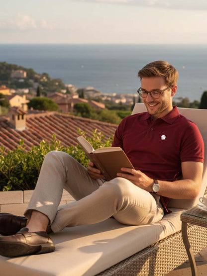 Elevate Casual with Graphic-Infused Polo Perfection