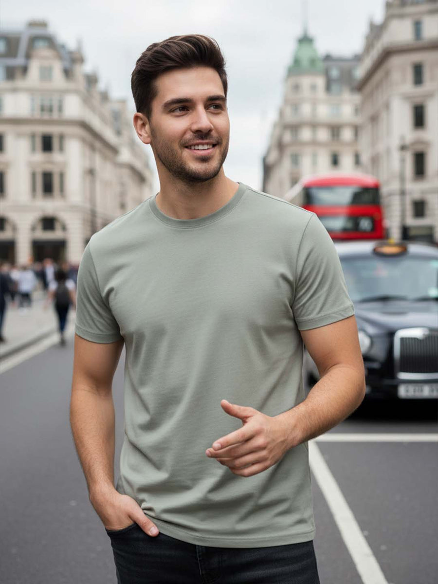 'Wear the Comfort Feel the Style' printed T-shirt for men