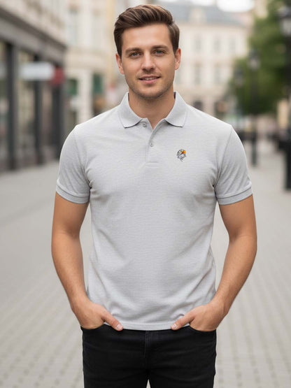 Elevate Casual with Graphic-Infused Polo Perfection