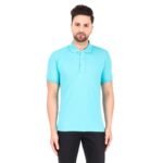 Polo Richard Paadler 33 Turquoise Melange Mens T Shirt | Greylongg