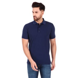 Polo Richard Paadler 33 Indigo Melange Mens T-Shirt | Greylongg