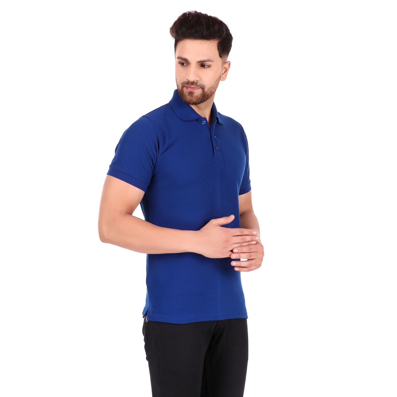 Buy Richard Paadler Sustainable Blue Men's Polo T shirts Online