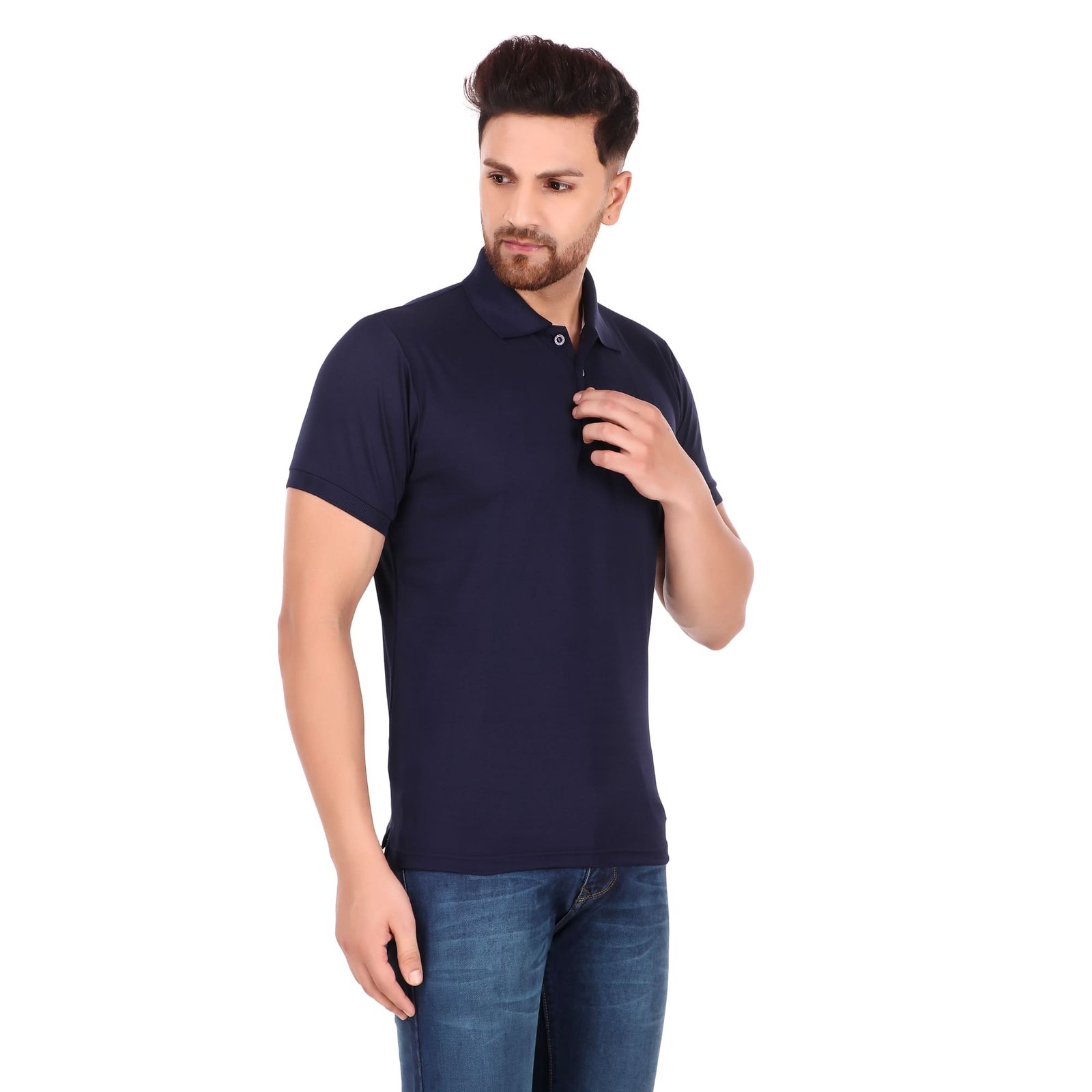 Buy Richard Paadler Sustainable Blue Men's Polo T-shirts Online
